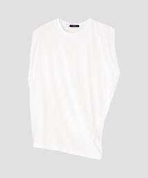 YLEVE / COTTON TWISTED NO SLEEVE PULL OVER