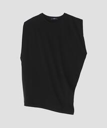 YLEVE / COTTON TWISTED NO SLEEVE PULL OVER