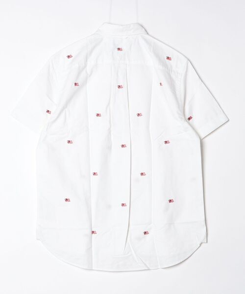TOMMY HILFIGER（トミーヒルフィガー）の「RWB EMB S/S SHIRT（シャツ/ブラウス・メンズ・ホワイト・X-SMALL/SMALL/LARGE/MEDIUM）」の2枚目の写真
