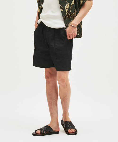 JOURNAL STANDARD(ジャーナルスタンダード)の「ポリ コットン コーデュロイ ベイカー ショーツ(その他パンツ・メンズ・ブラック/ベージュ/カーキ/ピンク/ブルー・MEDIUM/LARGE)」の9枚目の写真