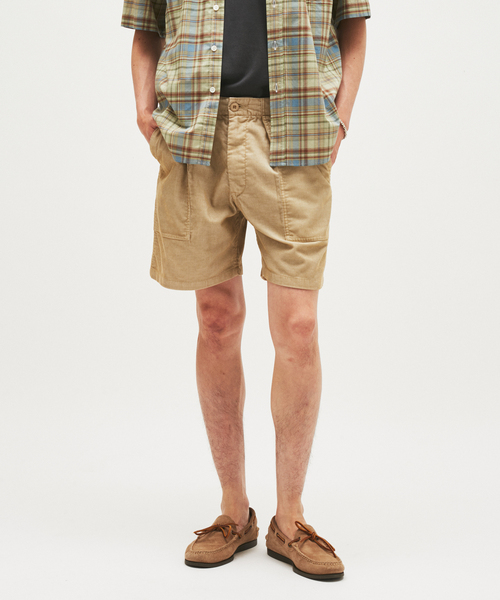 JOURNAL STANDARD(ジャーナルスタンダード)の「ポリ コットン コーデュロイ ベイカー ショーツ(その他パンツ・メンズ・ブラック/ベージュ/カーキ/ピンク/ブルー・MEDIUM/LARGE)」の18枚目の写真
