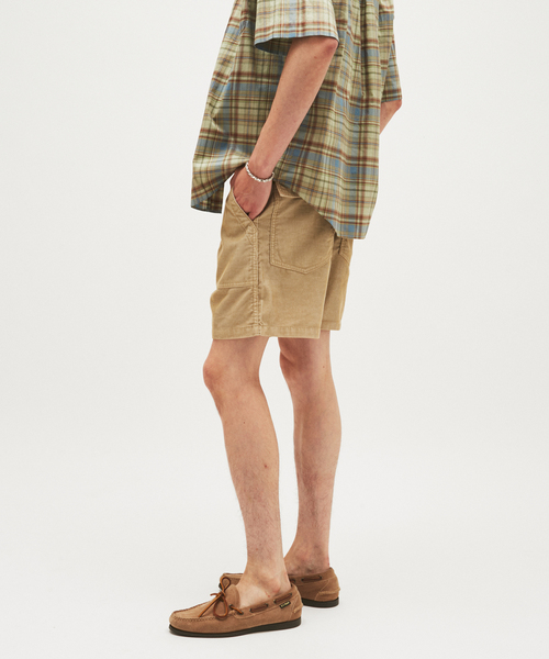 JOURNAL STANDARD(ジャーナルスタンダード)の「ポリ コットン コーデュロイ ベイカー ショーツ(その他パンツ・メンズ・ブラック/ベージュ/カーキ/ピンク/ブルー・MEDIUM/LARGE)」の20枚目の写真