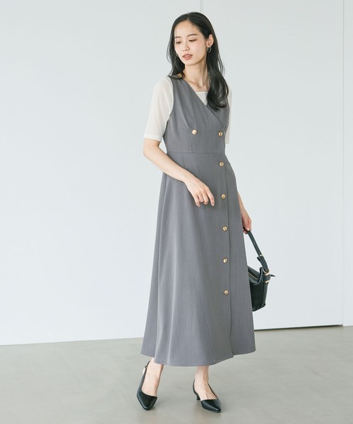 Andemiu(アンデミュウ)の「シアーベロア5分袖カットソー/1043814(Tシャツ/カットソー・レディース・オフホワイト/ブラウン/チャコールグレー・FREE)」の11枚目の写真