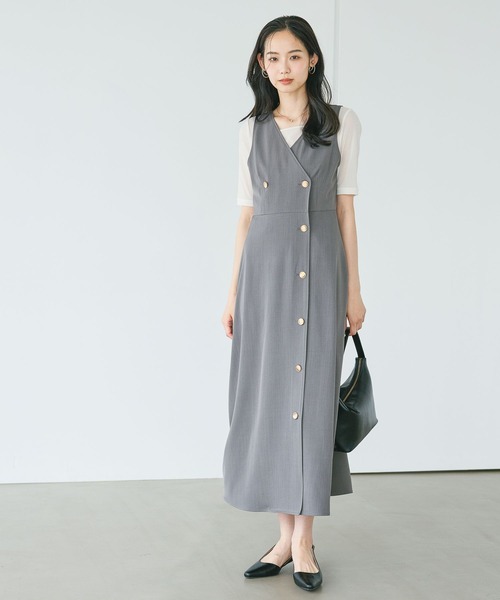 Andemiu(アンデミュウ)の「シアーベロア5分袖カットソー/1043814(Tシャツ/カットソー・レディース・オフホワイト/ブラウン/チャコールグレー・FREE)」の12枚目の写真