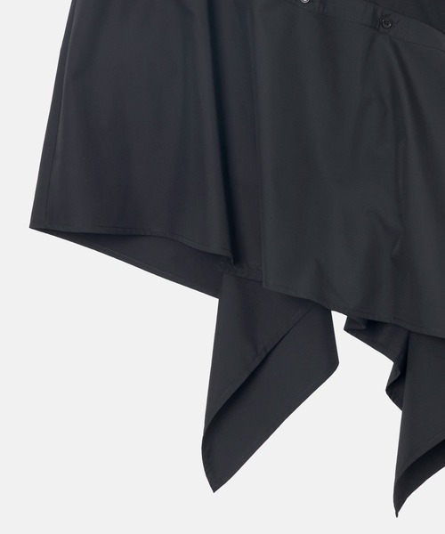 LE CIEL BLEU（ルシェルブルー）の「アシンメトリックヘムトップ / Asymmetric Hem Top（Tシャツ/カットソー・レディース・ブラック/オフホワイト・36/38）」の16枚目の写真