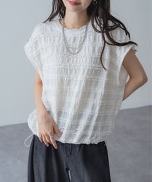 refinedworks | 【refinedworks】立体 レース が可愛らしい レース プルオーバー(Tシャツ/カットソー)