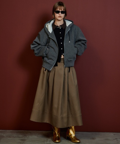 MAISON SPECIAL(メゾンスペシャル)の「【2026Autumn PRE-ORDER】Bow-Tie Crew Cardigan/ボウタイクルーカーディガン(カーディガン/ボレロ・レディース・ブルー/レッド/ブラック/グレー・FREE)」の5枚目の写真