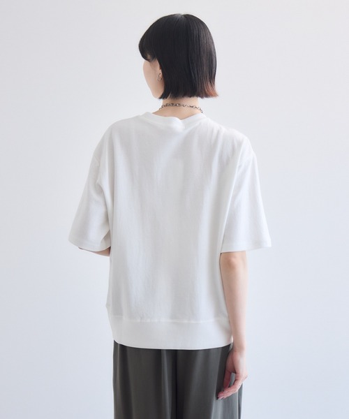 Paradise Picnic(パラダイスピクニック)の「TRANOI. SEVENレースTシャツ(Tシャツ/カットソー・レディース・ホワイト/ブラック・FREE)」の6枚目の写真