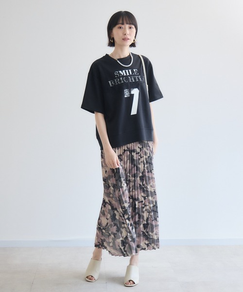 Paradise Picnic(パラダイスピクニック)の「TRANOI. SEVENレースTシャツ(Tシャツ/カットソー・レディース・ホワイト/ブラック・FREE)」の20枚目の写真