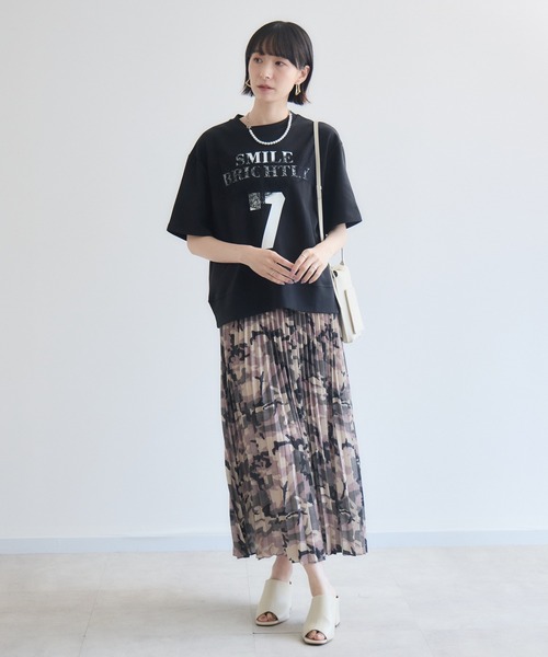 Paradise Picnic(パラダイスピクニック)の「TRANOI. SEVENレースTシャツ(Tシャツ/カットソー・レディース・ホワイト/ブラック・FREE)」の21枚目の写真