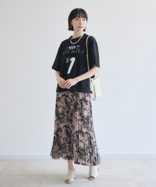 Paradise Picnic(パラダイスピクニック)の「TRANOI. SEVENレースTシャツ(Tシャツ/カットソー・レディース・ホワイト/ブラック・FREE)」の22枚目の写真