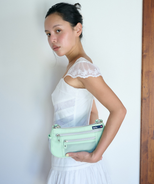 LOTSYOU(ロッツユー)の「LOTSYOU_Punchy Mini Bag MINT(ショルダーバッグ・レディース・その他・OS)」の1枚目の写真