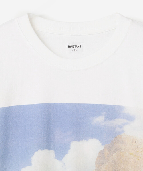 TANGTANG（タンタン）の「TANGTANG | 半袖Tシャツ GASATANG ICYWHITE/GLIDEMOMENTUM WOMEN（Tシャツ/カットソー・レディース・ホワイト・S）」の4枚目の写真