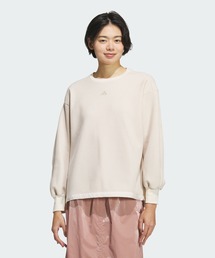 ラックスフロー オールデイズ ルーズフィット ワッフル フリース クルーシャツ / ロンT / アディダス adidas