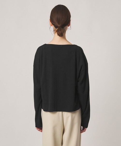 Steven Alan(スティーブンアラン)の「<Steven Alan>コットン Vネック カーディガン(カーディガン/ボレロ・レディース・ブラック/オフホワイト・FREE)」の8枚目の写真