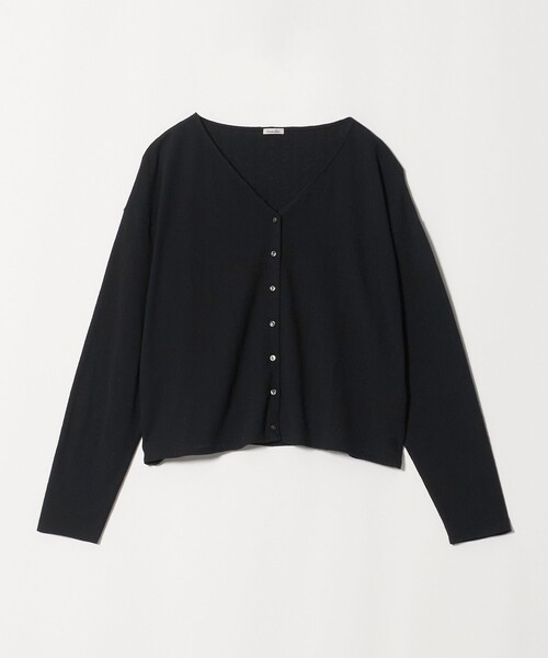 Steven Alan(スティーブンアラン)の「<Steven Alan>コットン Vネック カーディガン(カーディガン/ボレロ・レディース・ブラック/オフホワイト・FREE)」の13枚目の写真
