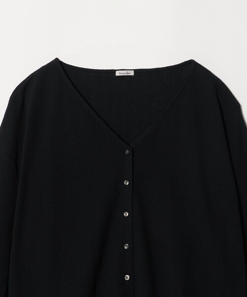 Steven Alan(スティーブンアラン)の「<Steven Alan>コットン Vネック カーディガン(カーディガン/ボレロ・レディース・ブラック/オフホワイト・FREE)」の14枚目の写真