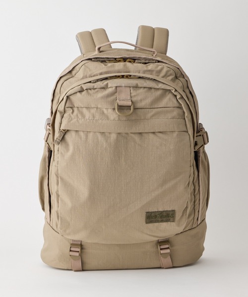 WILD THINGS(ワイルドシングス)の「30L大容量【WILD THINGS】A3 PAC リップストップナイロン バックパック リュック(バックパック/リュック・レディース・ブラック/ベージュ/カーキ・ONE SIZE)」の2枚目の写真