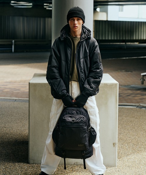 WILD THINGS(ワイルドシングス)の「30L大容量【WILD THINGS】A3 PAC リップストップナイロン バックパック リュック(バックパック/リュック・レディース・ブラック/ベージュ/カーキ・ONE SIZE)」の6枚目の写真