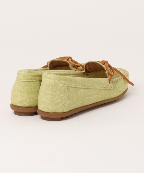 Minnetonka(ミネトンカ)の「【es】【MINNETONKA】CANVAS MOC モカシン キャンバス モック(モカシン/デッキシューズ・レディース・ピンク系その他/イエロー系その他・US5)」の3枚目の写真