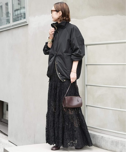 Deuxieme Classe(ドゥーズィエムクラス)の「*追加 Lace Tiered スカート(スカート・レディース・ブラック/ブラウン・38/36)」の13枚目の写真