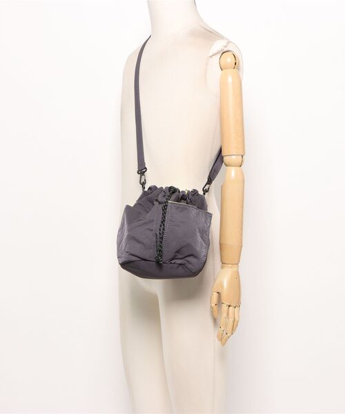 EARTH MADE(アースメイド)の「NYLON x FLEECE 2WAY SHOULDER(トートバッグ・レディース・ベージュ/ネイビー/カーキ・FREE)」の20枚目の写真