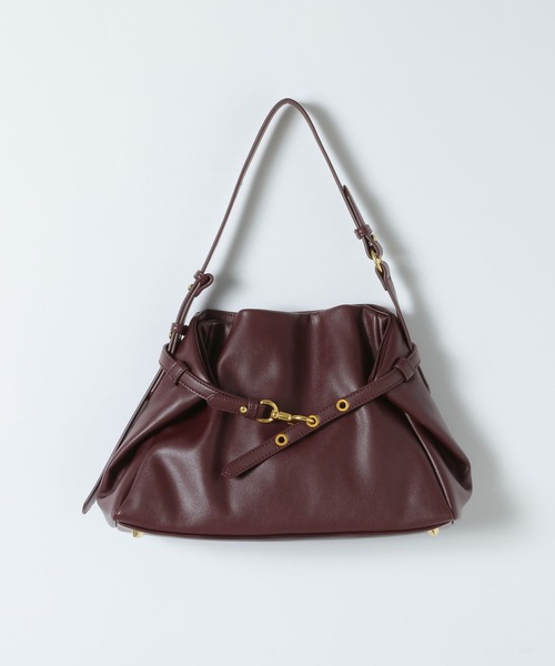eL（エル）の「【eL】Wrap Bag/1063215（ショルダーバッグ・レディース・ブラック/ボルドー・FREE）」の22枚目の写真