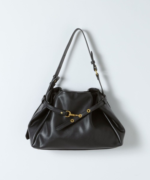 eL（エル）の「【eL】Wrap Bag/1063215（ショルダーバッグ・レディース・ブラック/ボルドー・FREE）」の8枚目の写真