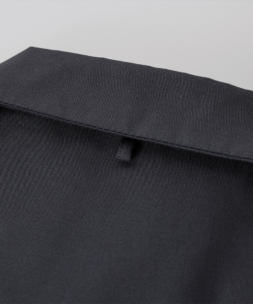 Ol' Basics(オールベーシックス)の「Ol' Basics(オール・ベーシックス) オープンカラーシャツ レディース ユニセックス 半袖 リス イラスト ロゴ バックプリント カジュアルシャツ 半袖シャツ 開襟シャツ トップス ワーク アメカジ カジュアル(シャツ/ブラウス・レディース・ダークネイビー/ブラック・S)」の6枚目の写真
