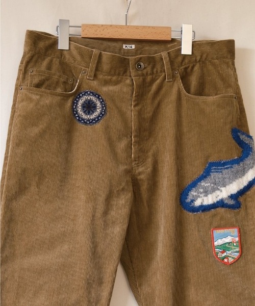 KHOKI(コッキ)の「【KHOKI/コッキ】26fw-p-12 Patched-desgin pants(その他パンツ・メンズ・ブラウン・3/2/1)」の3枚目の写真