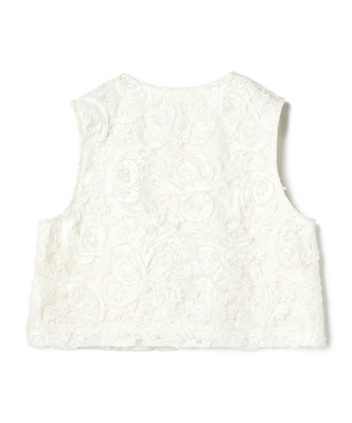 N.O.R.C（ノーク）の「フラワーレース刺繍ベスト（ベスト・レディース・ブラック/オフホワイト・フリー）」の16枚目の写真