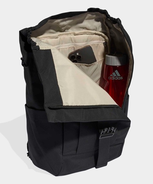 adidas(アディダス)の「ジムHIIT用バックパック / アディダス adidas(バックパック/リュック・レディース・ブラック・FREE)」の4枚目の写真