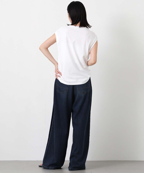 Gready Brilliant(グレディブリリアン)の「drapeデニムライン(デニムパンツ・レディース・ブルー系・M)」の4枚目の写真