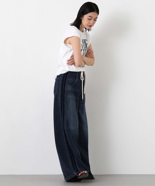 Gready Brilliant(グレディブリリアン)の「drapeデニムライン(デニムパンツ・レディース・ブルー系・M)」の5枚目の写真