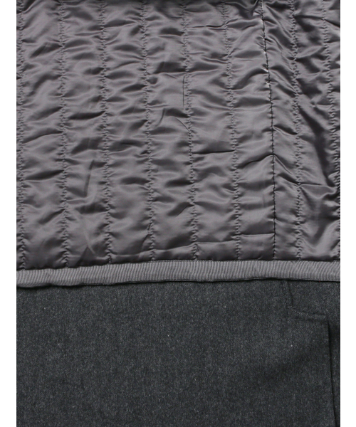 ADHOC(アドホック)の「男女共用セミオーバーバルマカンコート (CH-GREY) (HBAHC90)(チェスターコート・レディース・その他・FREE)」の6枚目の写真
