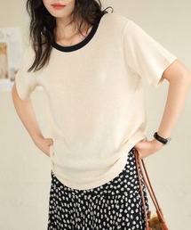 とろける涼感 贅沢リネン×テンセル Tシャツ