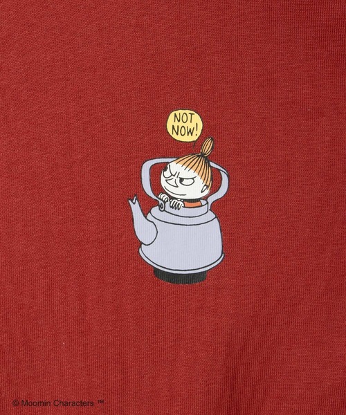 Honeys(ハニーズ)の「ムーミン/長袖Tシャツ(Tシャツ/カットソー・レディース・ブラウン系その他2/オートミール/ブラック/ベージュ系その他2/ピンク系その他2/レンガ・L/LL/M/S)」の8枚目の写真
