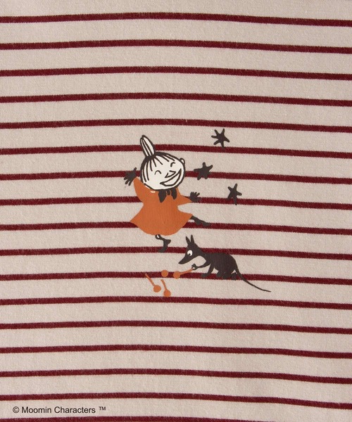 Honeys(ハニーズ)の「ムーミン/長袖Tシャツ(Tシャツ/カットソー・レディース・ブラウン系その他2/オートミール/ブラック/ベージュ系その他2/ピンク系その他2/レンガ・L/LL/M/S)」の14枚目の写真