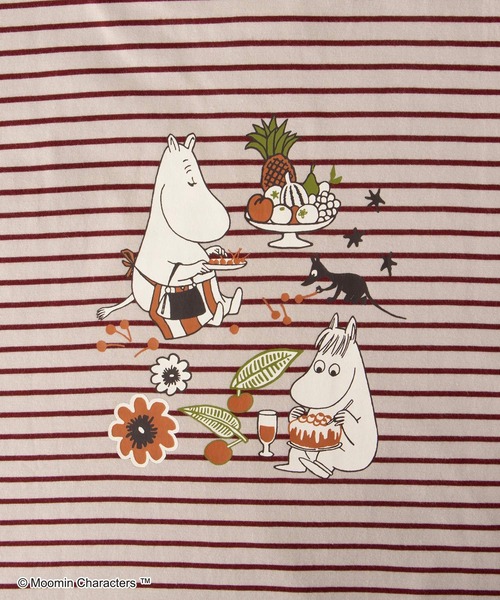 Honeys(ハニーズ)の「ムーミン/長袖Tシャツ(Tシャツ/カットソー・レディース・ブラウン系その他2/オートミール/ブラック/ベージュ系その他2/ピンク系その他2/レンガ・L/LL/M/S)」の15枚目の写真
