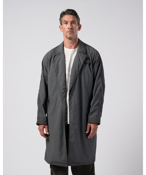 wjk(ダヴルジェイケイ)の「textured nylon double breasted coat(チェスターコート・メンズ・グレー/ブラック・X-LARGE/LARGE/MEDIUM/SMALL)」の5枚目の写真