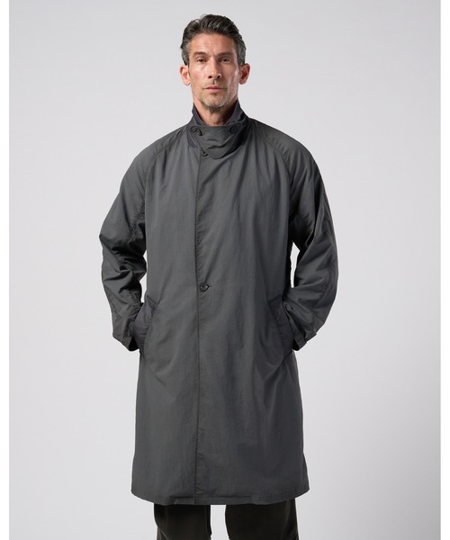 wjk(ダヴルジェイケイ)の「textured nylon double breasted coat(チェスターコート・メンズ・グレー/ブラック・X-LARGE/LARGE/MEDIUM/SMALL)」の8枚目の写真