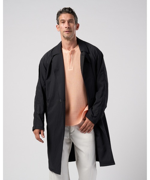 wjk(ダヴルジェイケイ)の「textured nylon double breasted coat(チェスターコート・メンズ・グレー/ブラック・X-LARGE/LARGE/MEDIUM/SMALL)」の10枚目の写真