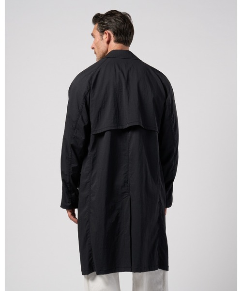 wjk(ダヴルジェイケイ)の「textured nylon double breasted coat(チェスターコート・メンズ・グレー/ブラック・X-LARGE/LARGE/MEDIUM/SMALL)」の12枚目の写真