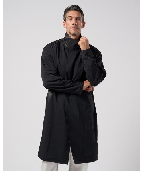 wjk(ダヴルジェイケイ)の「textured nylon double breasted coat(チェスターコート・メンズ・グレー/ブラック・X-LARGE/LARGE/MEDIUM/SMALL)」の13枚目の写真