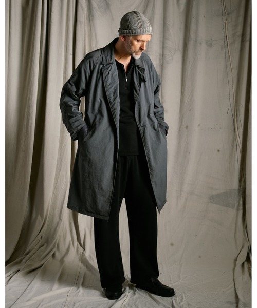 wjk(ダヴルジェイケイ)の「textured nylon double breasted coat(チェスターコート・メンズ・グレー/ブラック・X-LARGE/LARGE/MEDIUM/SMALL)」の15枚目の写真