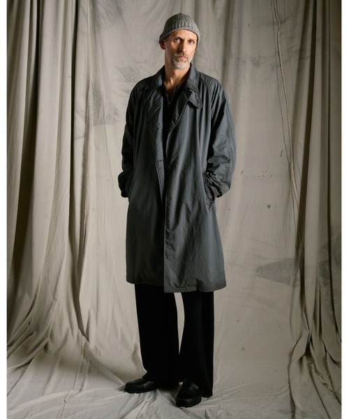 wjk(ダヴルジェイケイ)の「textured nylon double breasted coat(チェスターコート・メンズ・グレー/ブラック・X-LARGE/LARGE/MEDIUM/SMALL)」の16枚目の写真