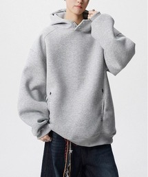 DSルーズシルエットプルオーバーパーカー