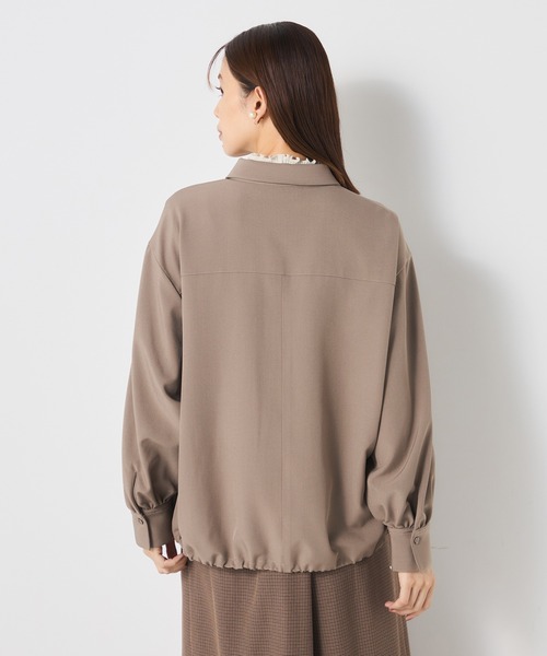 GALLORIA(ギャローリア)の「ドロストシャツ(シャツ/ブラウス・レディース・ブラウン/ネイビー・S/M/LL/L)」の5枚目の写真