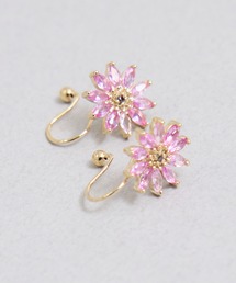Zoule（ゾーラ）の「Zoule ゾーラ：FLOWER LETTER SERIES　jewel flower letter12　花言葉　ガーベラ　イヤリング（イヤリング）」
