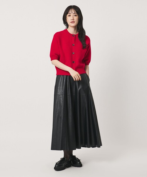 UNITED ARROWS(ユナイテッドアローズ)の「CA/W ハーフスリーブ カーディガン(カーディガン/ボレロ・レディース・グレー系/ネイビー/レッド・FREE)」の5枚目の写真